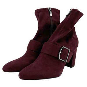 Franco Sarto | Women's Eugenia Heeled Boots | Burgundy | Size 8